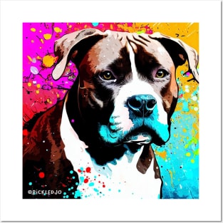 Pitbull Pop Art Posters and Art